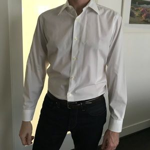 Men’s white dress shirt